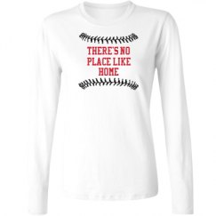 Ladies Relaxed Fit Basic Long Sleeve Tee