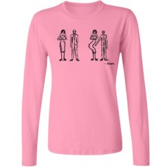 Ladies Relaxed Fit Basic Long Sleeve Tee