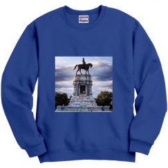 Unisex Film and Foil Crewneck Sweatshirt