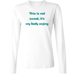 Ladies Relaxed Fit Basic Long Sleeve Tee