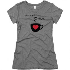 Ladies Slim Fit Super Soft Triblend Tee
