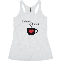 Ladies Slim Fit Super Soft Racerback Triblend Tank