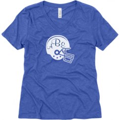 Ladies Relaxed Fit Super Soft Triblend V-Neck Tee
