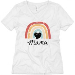 Ladies Relaxed Fit V-Neck Tee