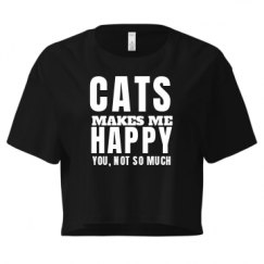 Ladies Festival Cali Crop Top Tee