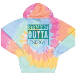 Unisex Tie-Dye Fleece Hoodie