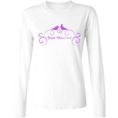 Ladies Relaxed Fit Basic Long Sleeve Tee
