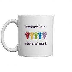 Pantsuit coffee mug