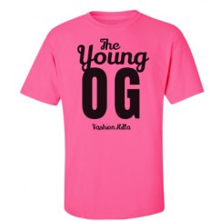 Unisex Ultra Cotton Safety Neon Crewneck Tee