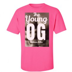 Unisex Ultra Cotton Safety Neon Crewneck Tee