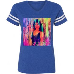 Ladies Relaxed Fit Vintage Sports Tee