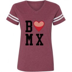 Ladies Relaxed Fit Vintage Sports Tee