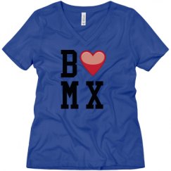 Ladies Relaxed Fit V-Neck Tee