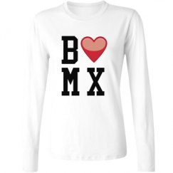 Ladies Relaxed Fit Basic Long Sleeve Tee