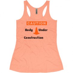Ladies Slim Fit Super Soft Racerback Triblend Tank