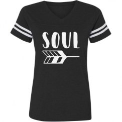 Ladies Relaxed Fit Vintage Sports Tee