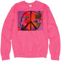 Unisex Neon Crewneck Sweatshirt