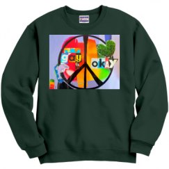 Unisex Film and Foil Crewneck Sweatshirt