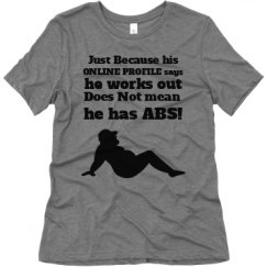 Ladies Relaxed Fit Super Soft Triblend Tee