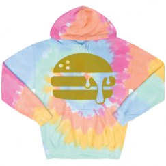 Unisex Tie-Dye Fleece Hoodie