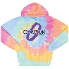 Unisex Tie-Dye Fleece Hoodie