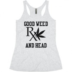 Ladies Slim Fit Super Soft Racerback Triblend Tank