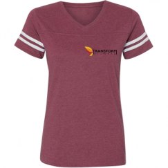 Ladies Relaxed Fit Vintage Sports Tee