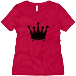 Ladies Relaxed Fit V-Neck Tee