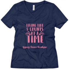 Ladies Relaxed Fit V-Neck Tee