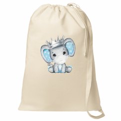 watercolor baby boy elephant with mask