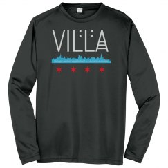 Men's Villa Chicago Skyline-Flag Performance Shirt
