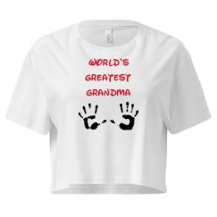 Ladies Festival Cali Crop Top Tee