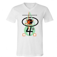 Unisex V-Neck Jersey Tee