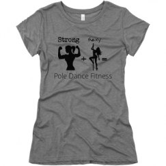 Ladies Slim Fit Super Soft Triblend Tee