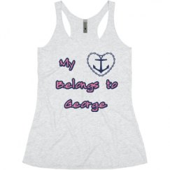 Ladies Slim Fit Super Soft Racerback Triblend Tank