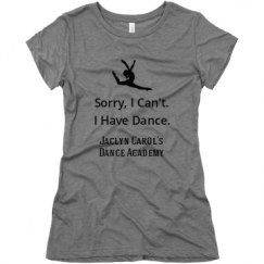 Ladies Slim Fit Super Soft Triblend Tee