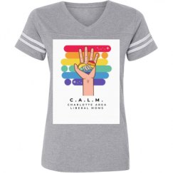 Ladies Relaxed Fit Vintage Sports Tee