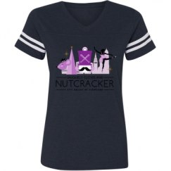 Ladies Relaxed Fit Vintage Sports Tee