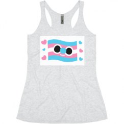 Ladies Slim Fit Super Soft Racerback Triblend Tank