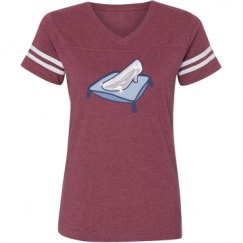 Ladies Relaxed Fit Vintage Sports Tee