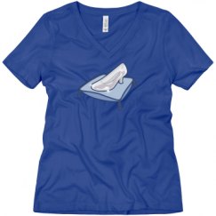 Ladies Relaxed Fit V-Neck Tee