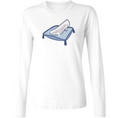 Ladies Relaxed Fit Basic Long Sleeve Tee