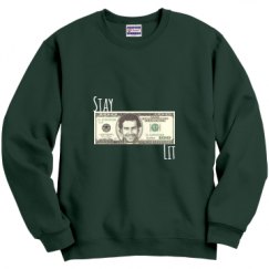 Unisex Film and Foil Crewneck Sweatshirt