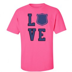 Unisex Ultra Cotton Safety Neon Crewneck Tee