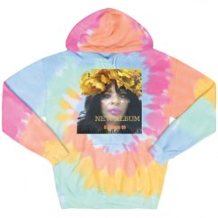 Unisex Tie-Dye Fleece Hoodie