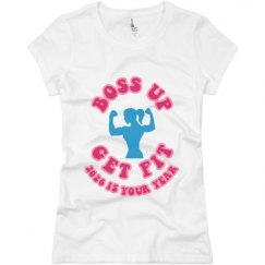 Ladies Slim Fit Basic Promo Jersey Tee