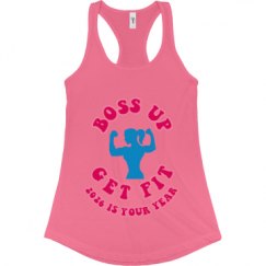 Ladies Slim Fit Racerback Tank Top