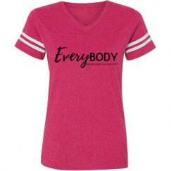 Ladies Relaxed Fit Vintage Sports Tee