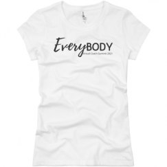 Ladies Slim Fit Basic Promo Jersey Tee