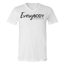 Unisex V-Neck Jersey Tee